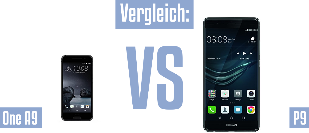 HTC One A9 und HTC One A9 im Vergleichstest