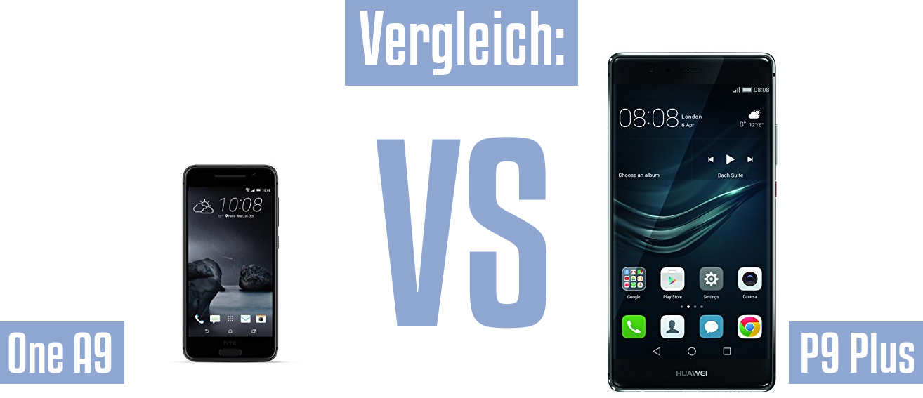 HTC One A9 und HTC One A9 im Vergleichstest