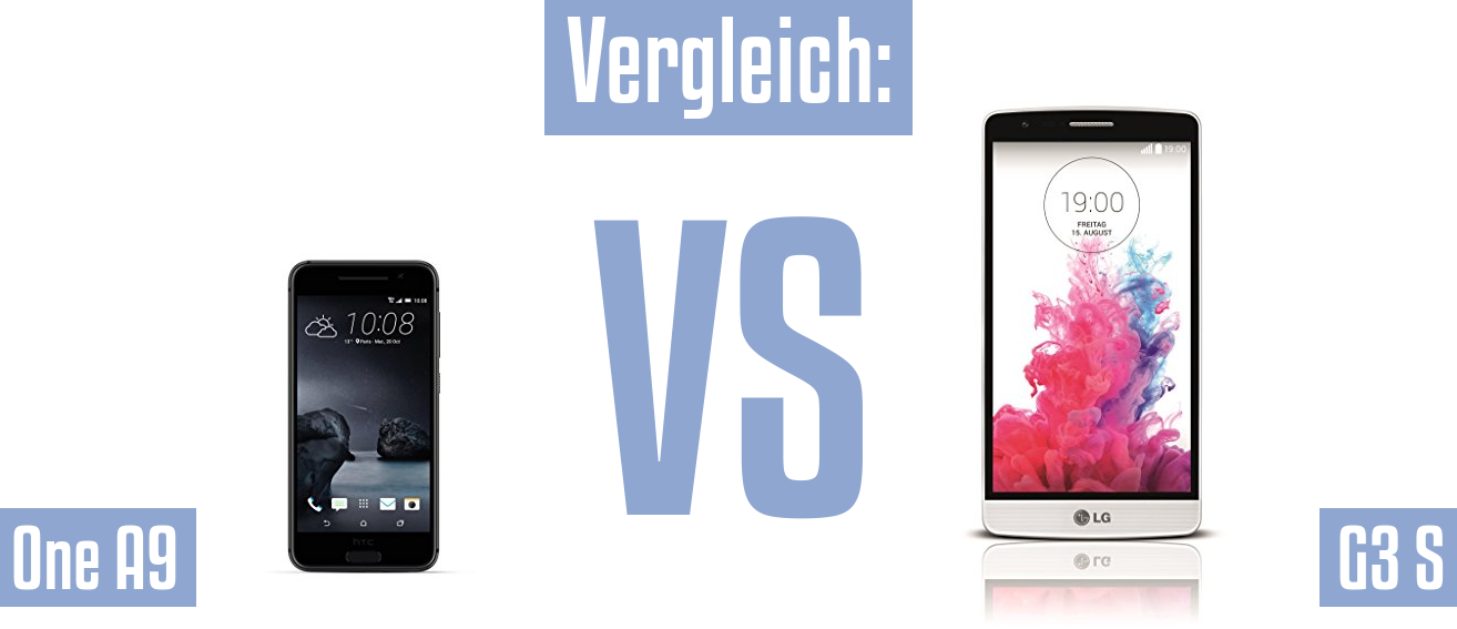 HTC One A9 und HTC One A9 im Vergleichstest