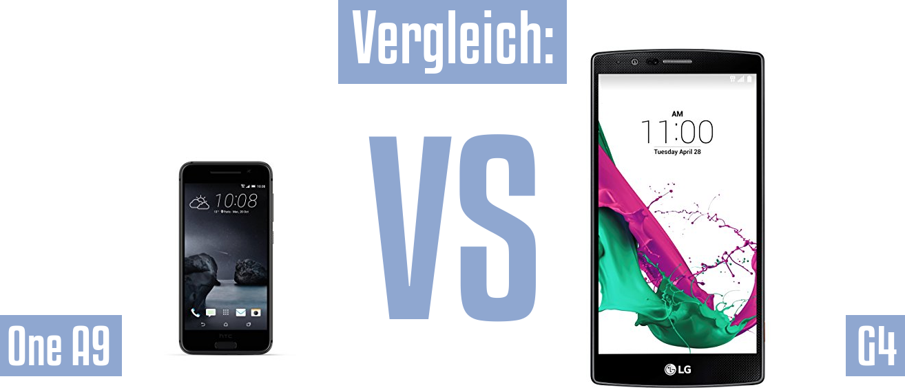 HTC One A9 und HTC One A9 im Vergleichstest