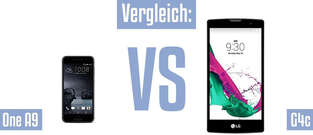 HTC One A9 und HTC One A9 im Vergleichstest