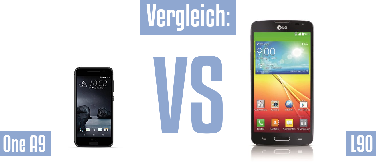 HTC One A9 und HTC One A9 im Vergleichstest