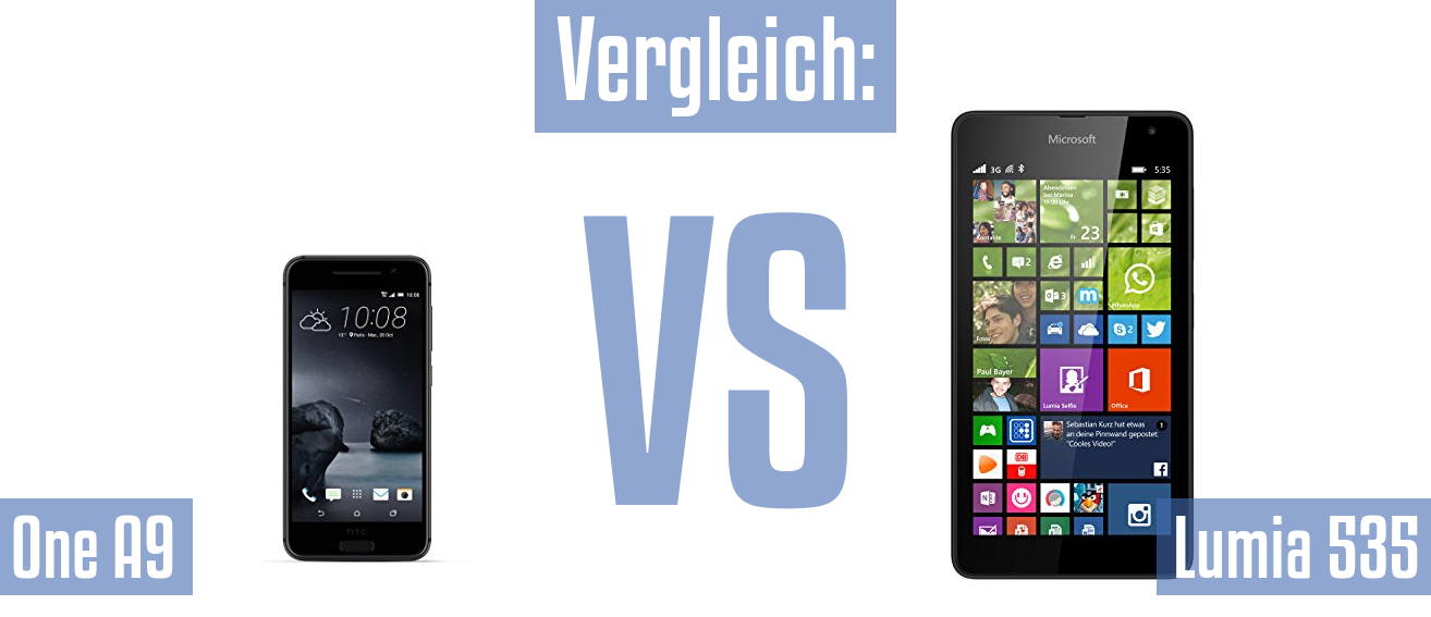 HTC One A9 und HTC One A9 im Vergleichstest