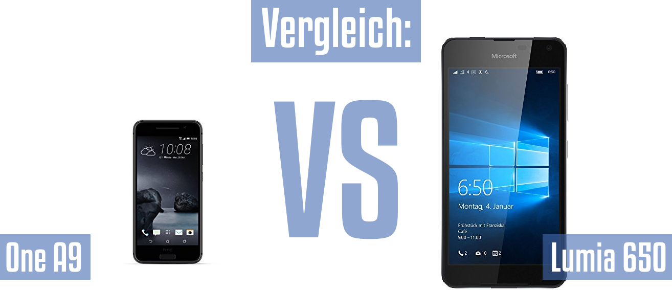 HTC One A9 und HTC One A9 im Vergleichstest