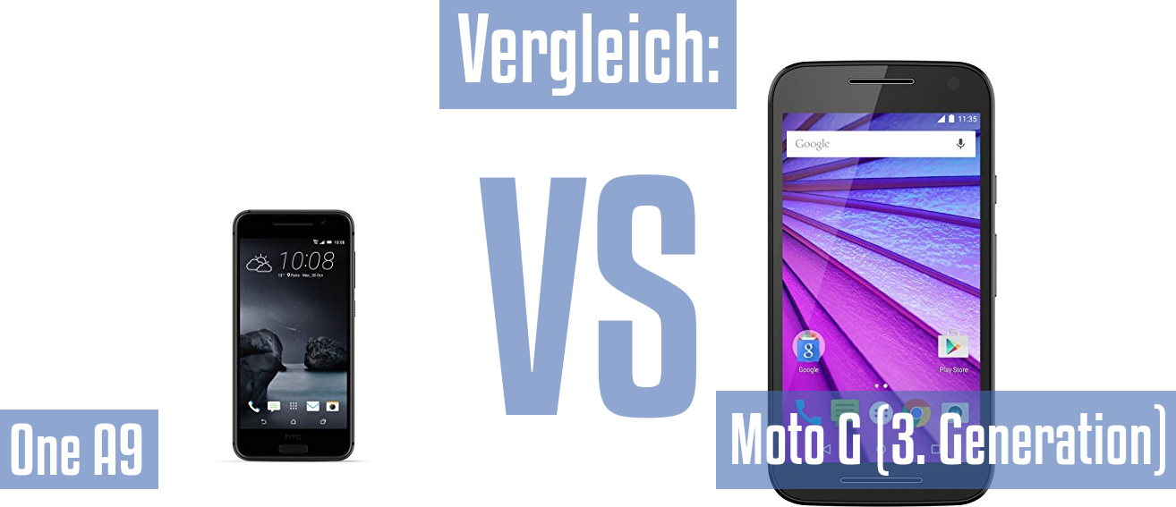 HTC One A9 und HTC One A9 im Vergleichstest