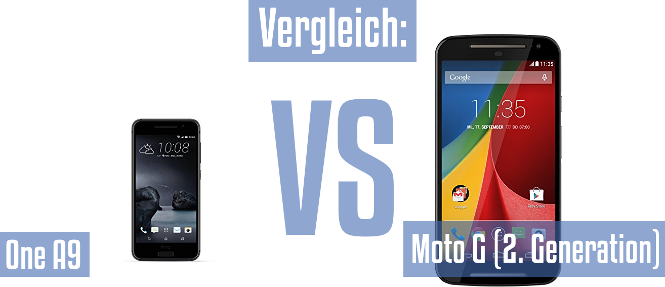 HTC One A9 und HTC One A9 im Vergleichstest