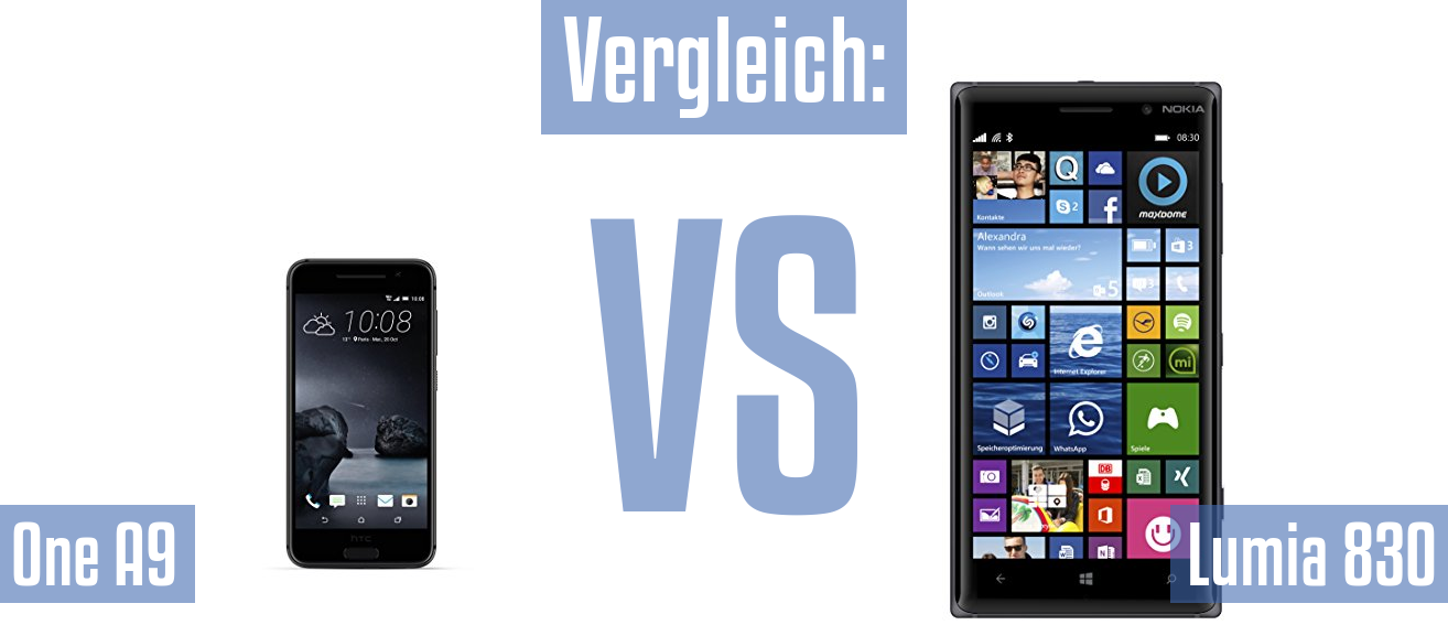 HTC One A9 und HTC One A9 im Vergleichstest