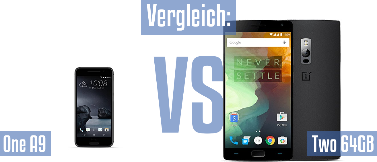 HTC One A9 und HTC One A9 im Vergleichstest