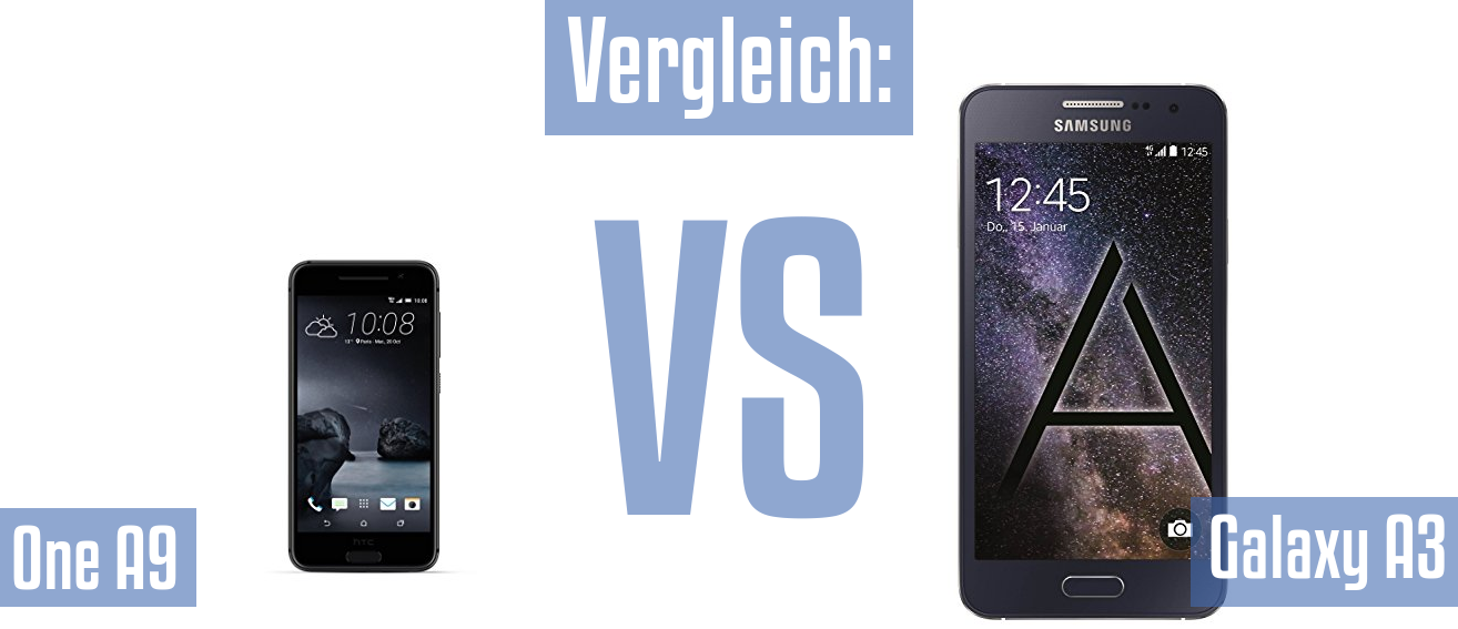 HTC One A9 und HTC One A9 im Vergleichstest