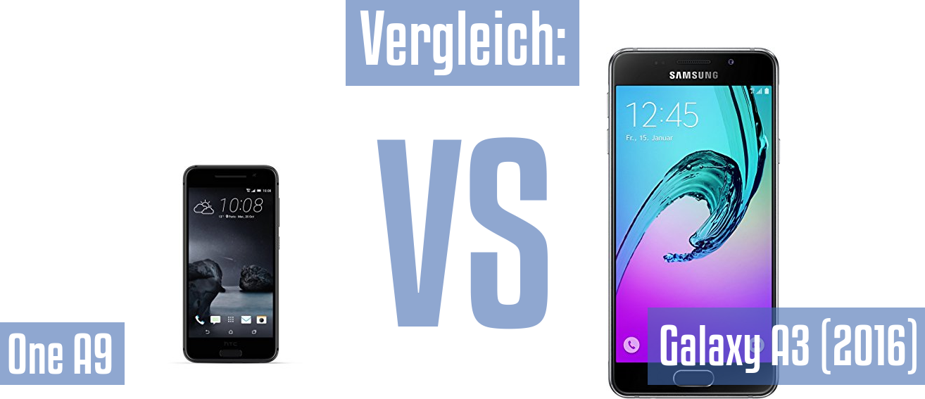 HTC One A9 und HTC One A9 im Vergleichstest