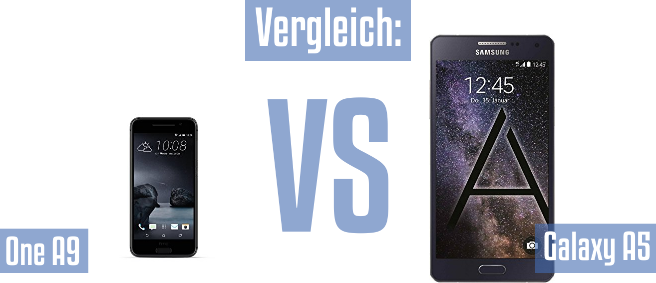 HTC One A9 und HTC One A9 im Vergleichstest