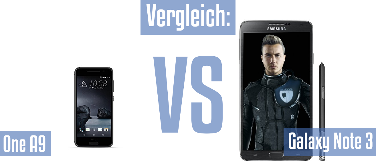 HTC One A9 und HTC One A9 im Vergleichstest