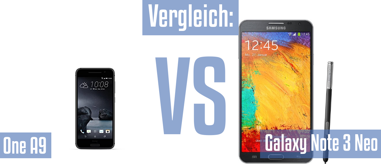 HTC One A9 und HTC One A9 im Vergleichstest