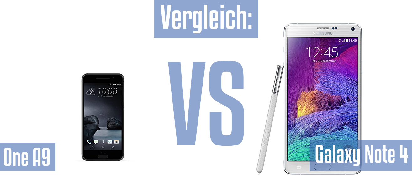 HTC One A9 und HTC One A9 im Vergleichstest