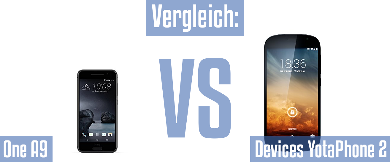 HTC One A9 und HTC One A9 im Vergleichstest