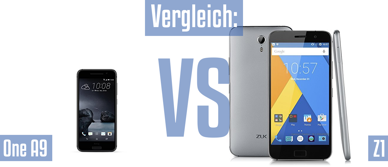 HTC One A9 und HTC One A9 im Vergleichstest