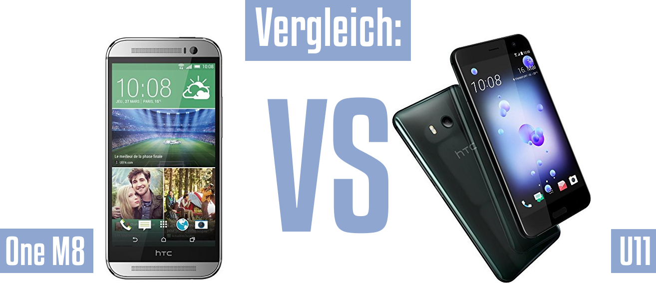 HTC One M8 und HTC One M8 im Vergleichstest