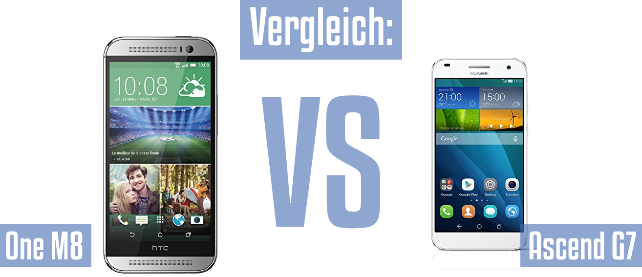 HTC One M8 und HTC One M8 im Vergleichstest