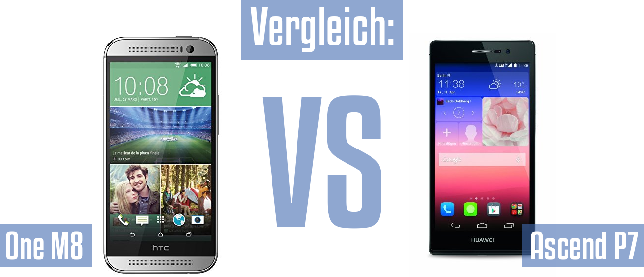 HTC One M8 und HTC One M8 im Vergleichstest