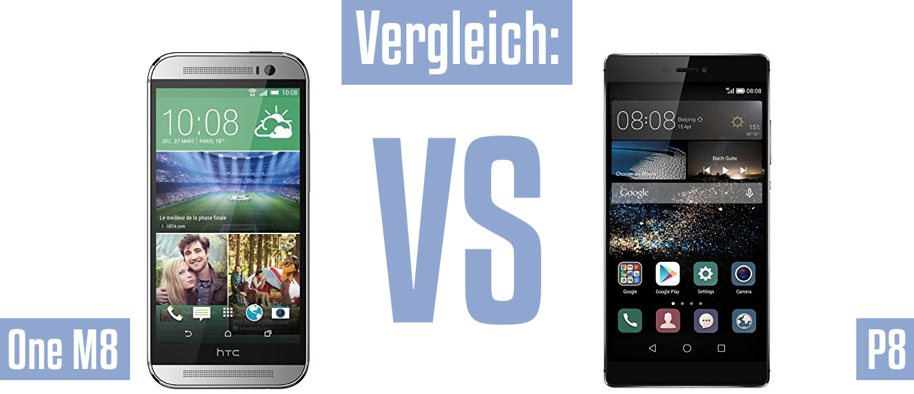 HTC One M8 und HTC One M8 im Vergleichstest