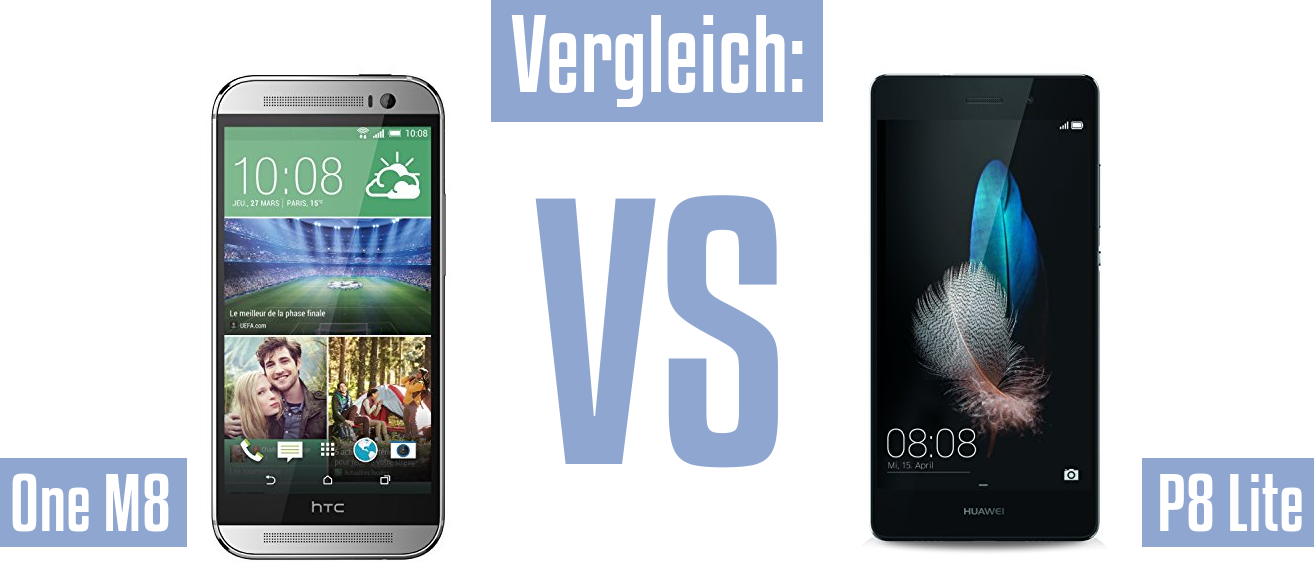 HTC One M8 und HTC One M8 im Vergleichstest