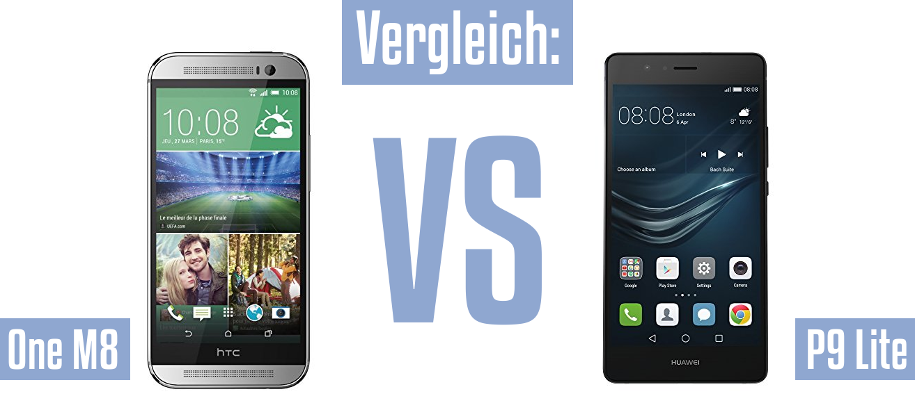 HTC One M8 und HTC One M8 im Vergleichstest