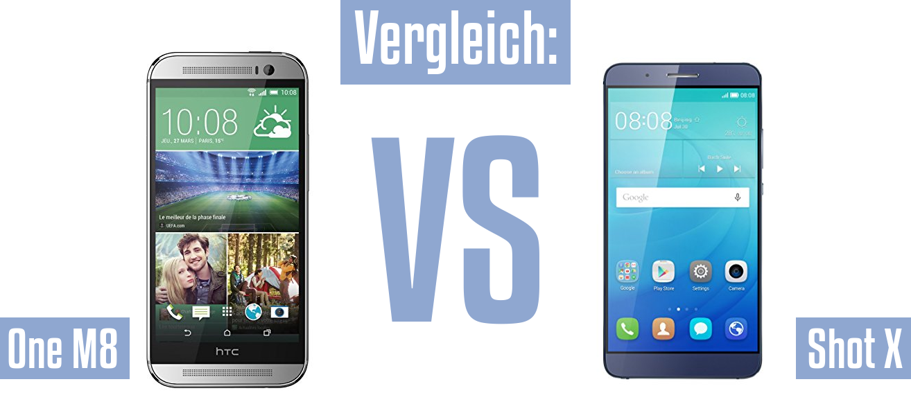 HTC One M8 und HTC One M8 im Vergleichstest
