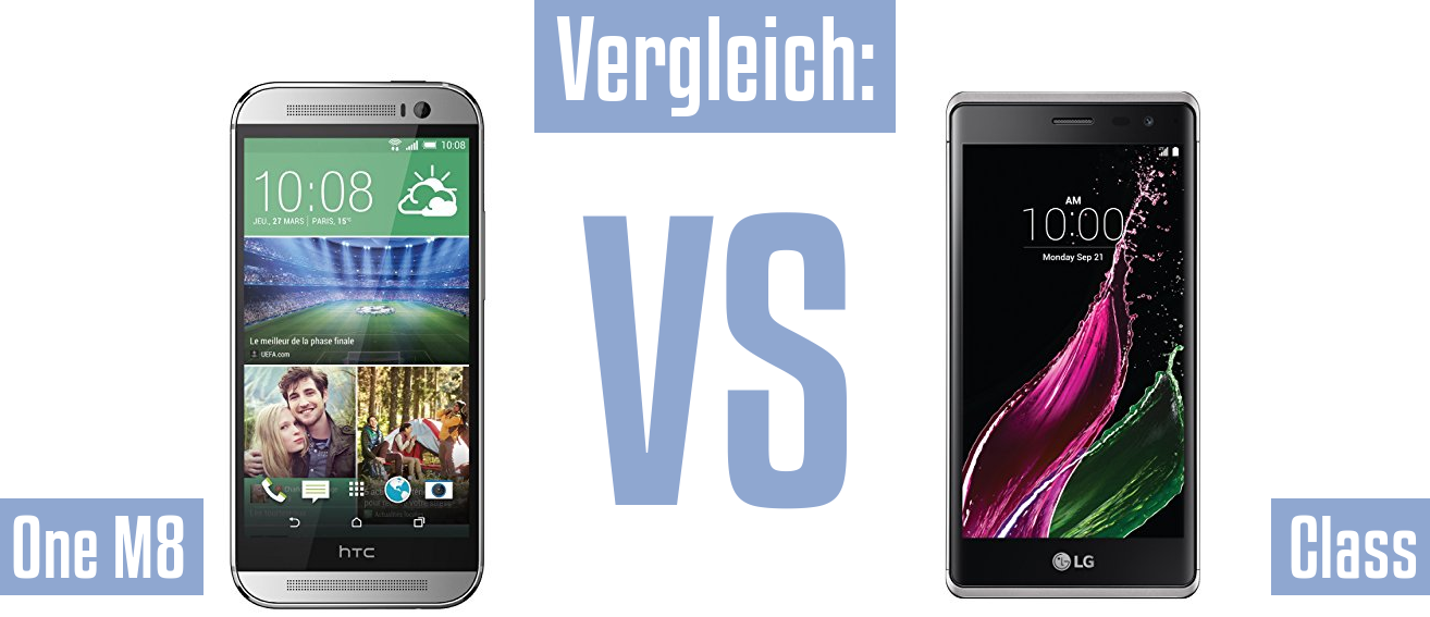 HTC One M8 und HTC One M8 im Vergleichstest