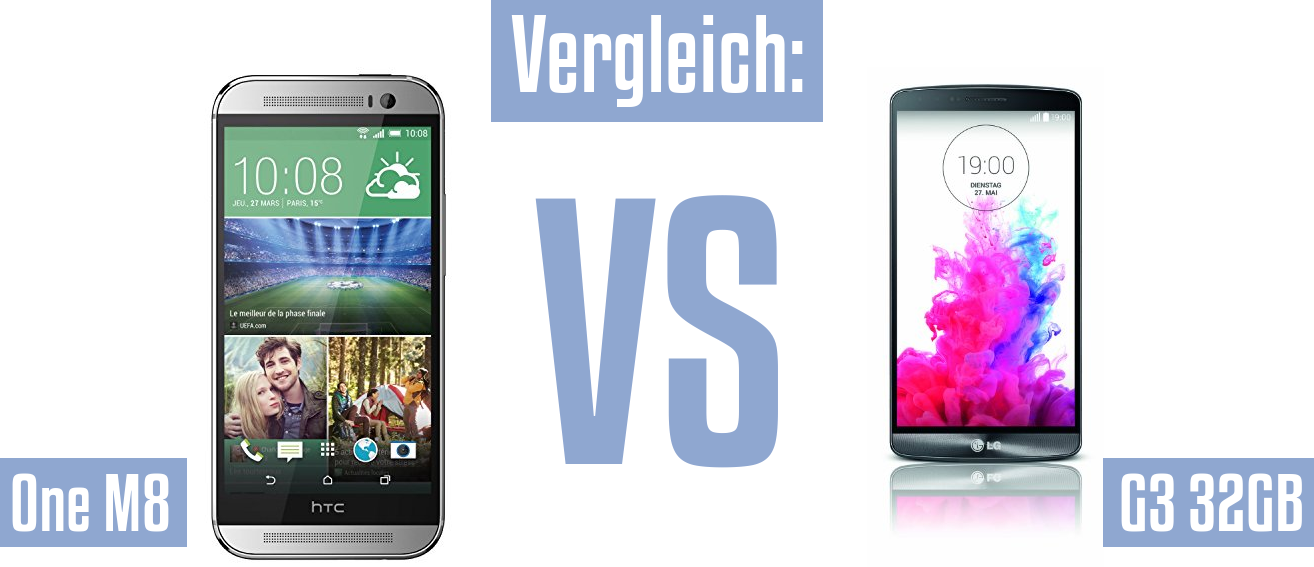 HTC One M8 und HTC One M8 im Vergleichstest