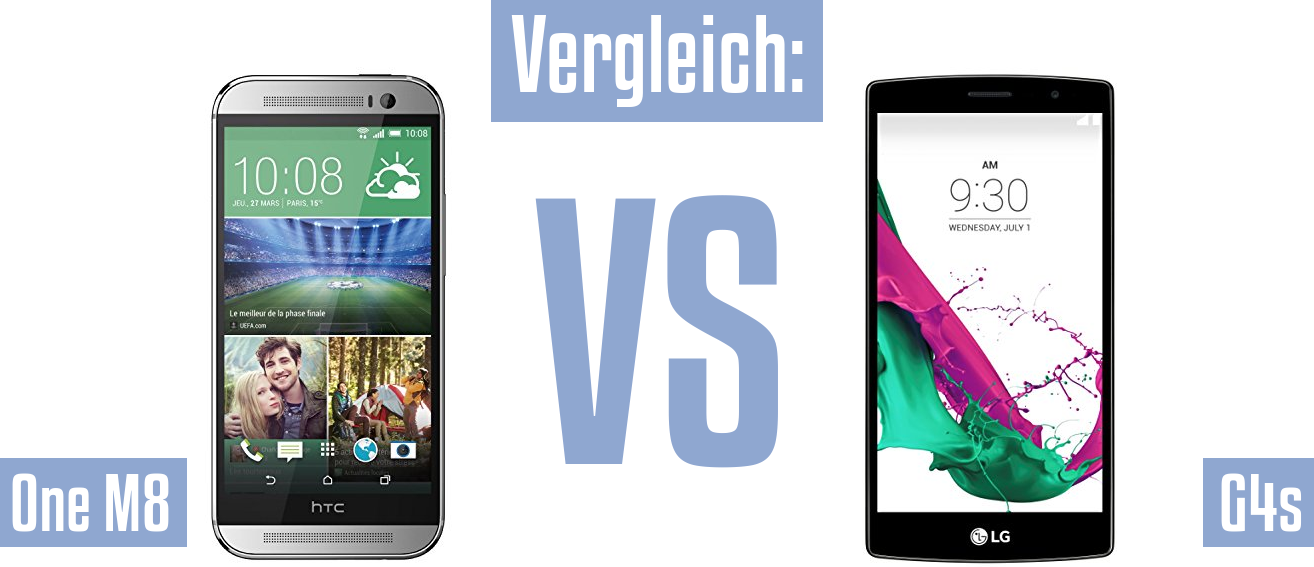 HTC One M8 und HTC One M8 im Vergleichstest