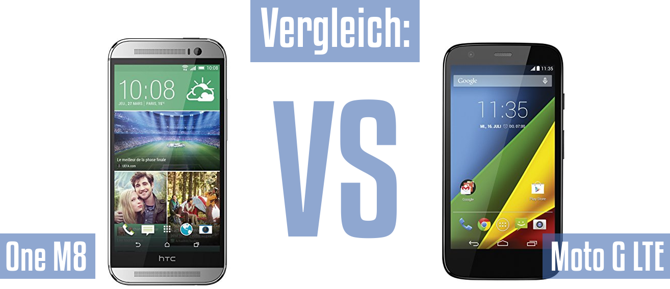 HTC One M8 und HTC One M8 im Vergleichstest