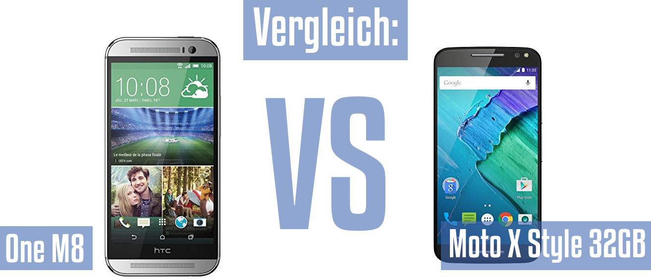 HTC One M8 und HTC One M8 im Vergleichstest