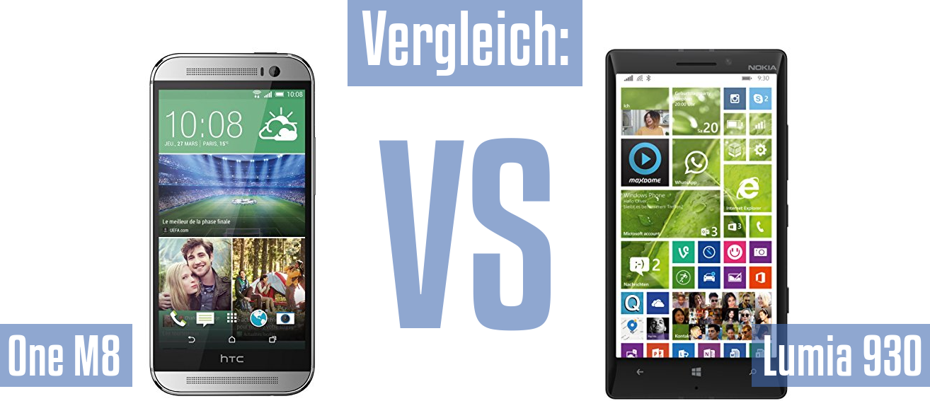 HTC One M8 und HTC One M8 im Vergleichstest