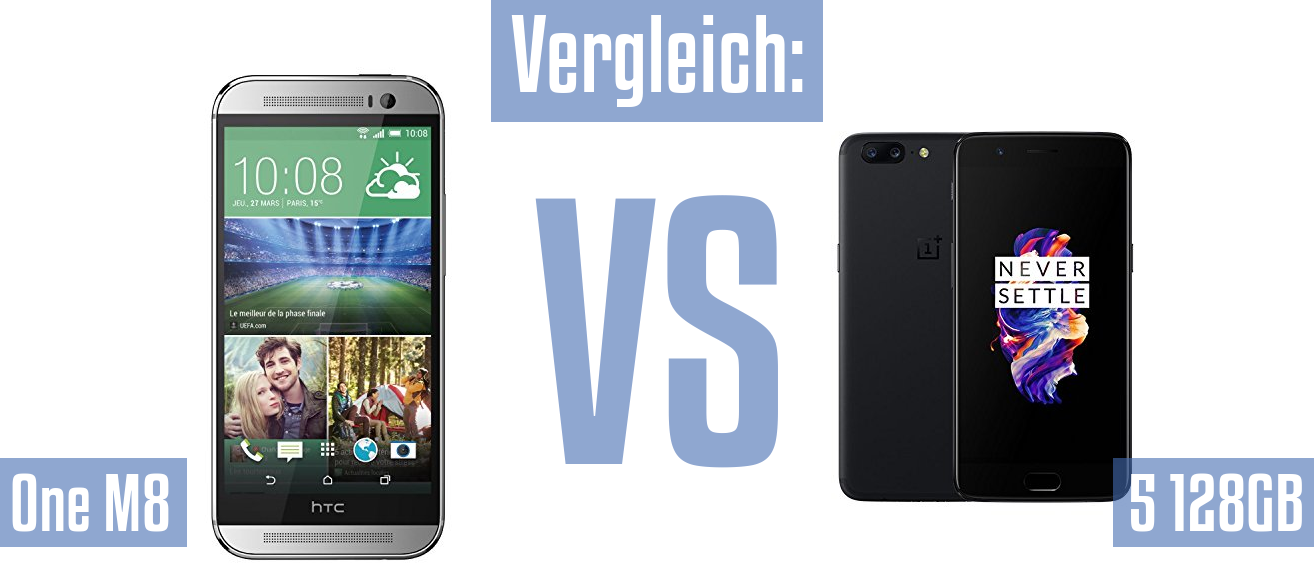 HTC One M8 und HTC One M8 im Vergleichstest