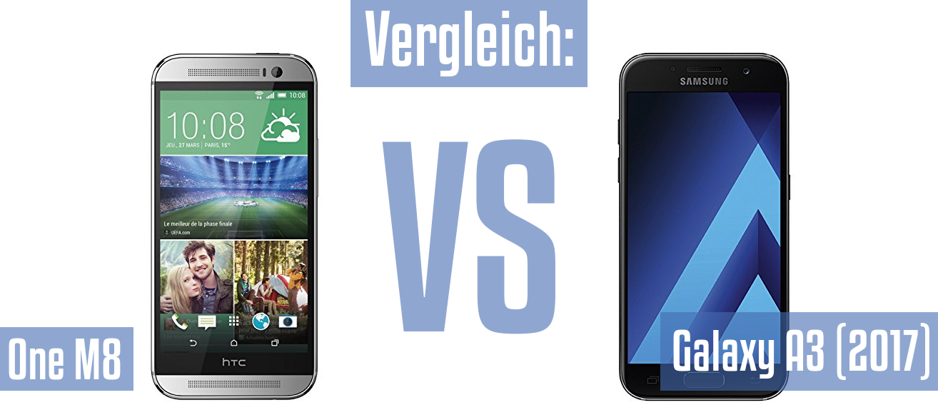 HTC One M8 und HTC One M8 im Vergleichstest