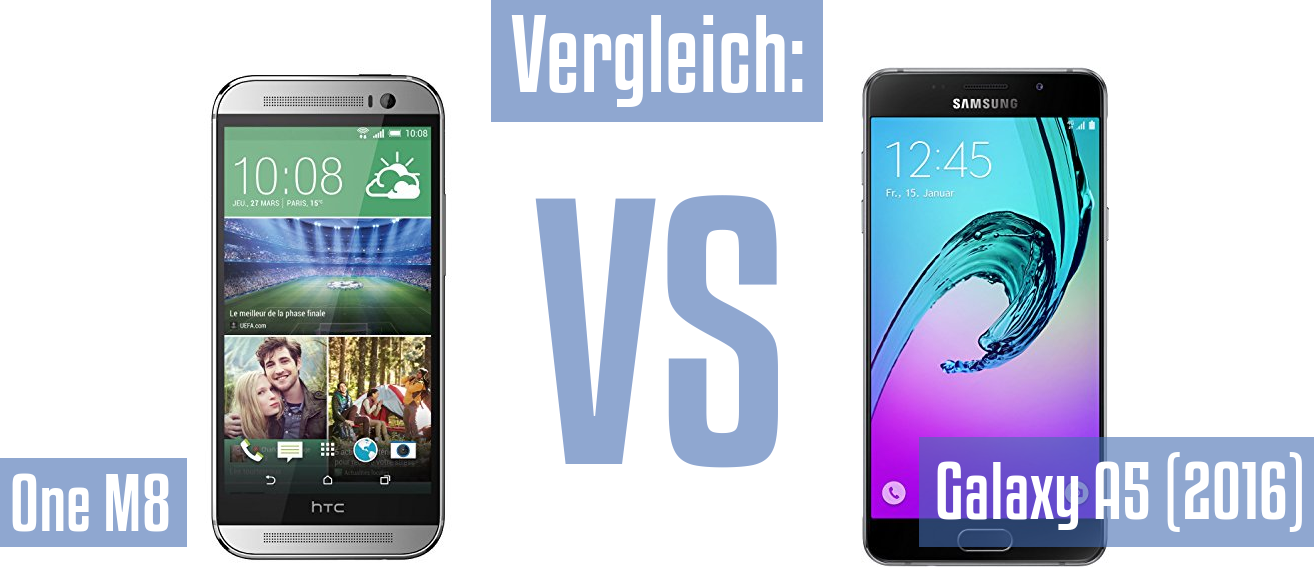 HTC One M8 und HTC One M8 im Vergleichstest