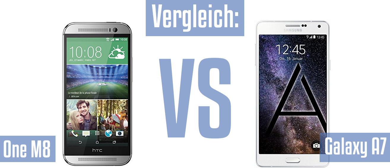 HTC One M8 und HTC One M8 im Vergleichstest