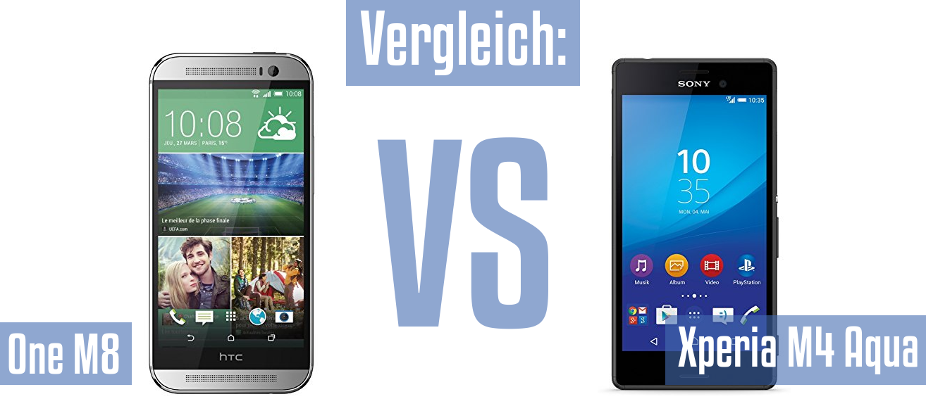 HTC One M8 und HTC One M8 im Vergleichstest