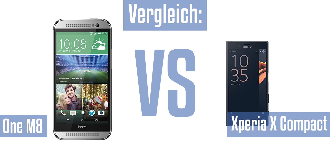 HTC One M8 und HTC One M8 im Vergleichstest