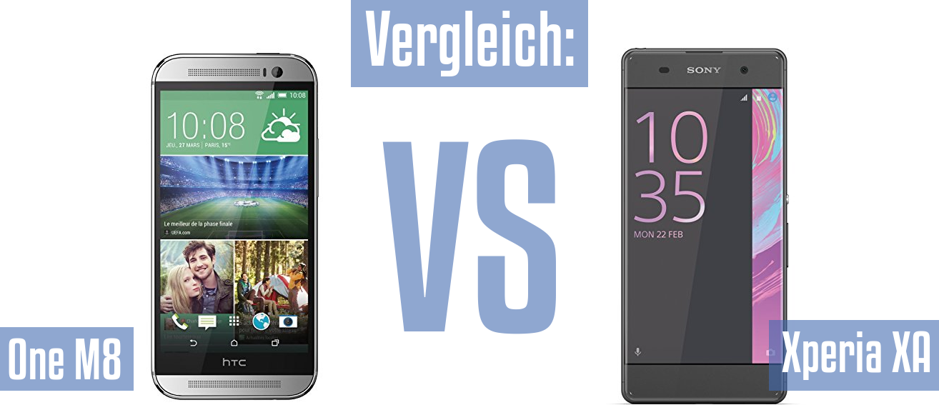 HTC One M8 und HTC One M8 im Vergleichstest