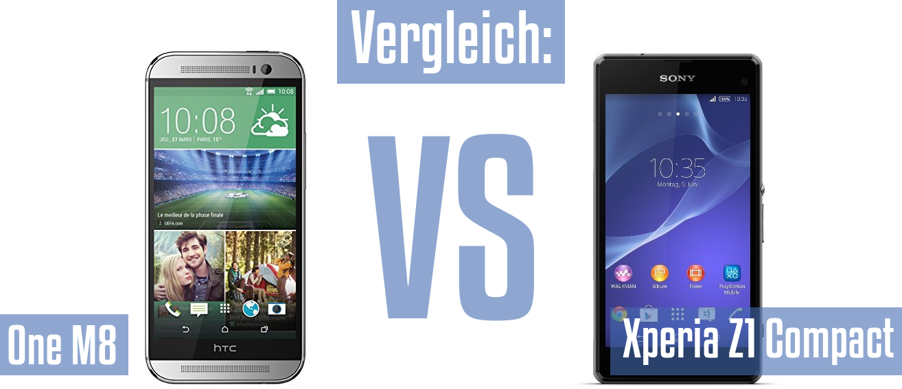 HTC One M8 und HTC One M8 im Vergleichstest