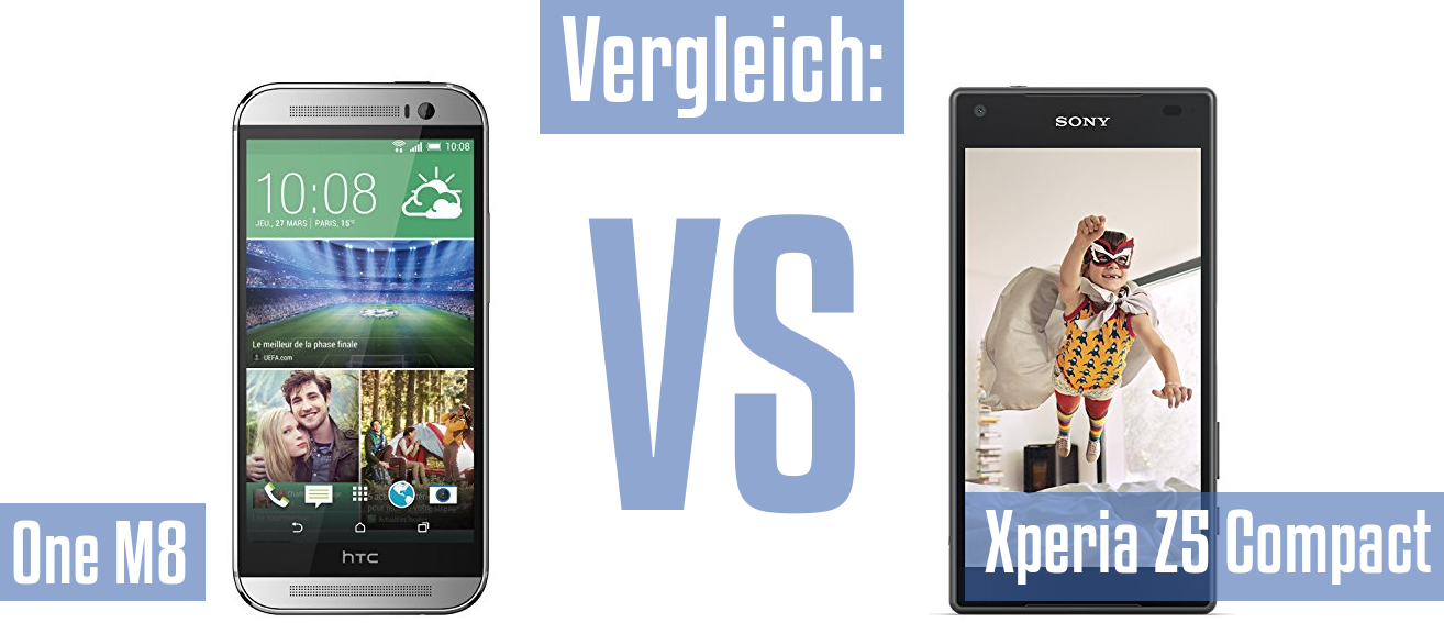 HTC One M8 und HTC One M8 im Vergleichstest