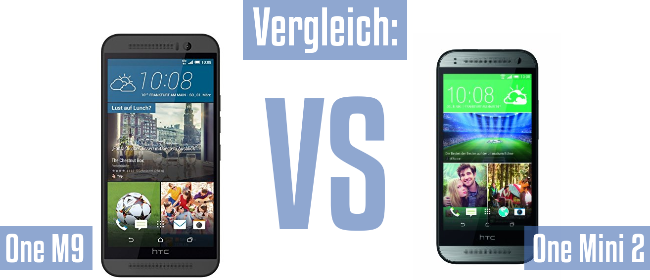 HTC One M9 und HTC One M9 im Vergleichstest