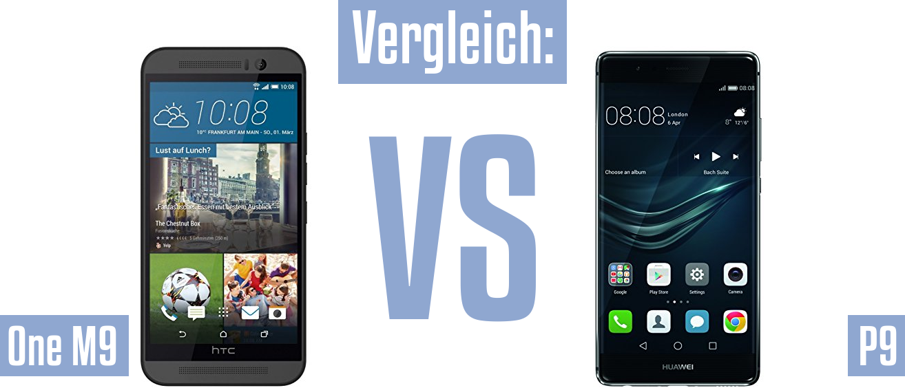 HTC One M9 und HTC One M9 im Vergleichstest