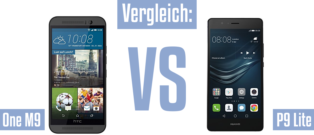 HTC One M9 und HTC One M9 im Vergleichstest