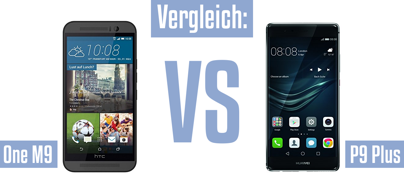 HTC One M9 und HTC One M9 im Vergleichstest