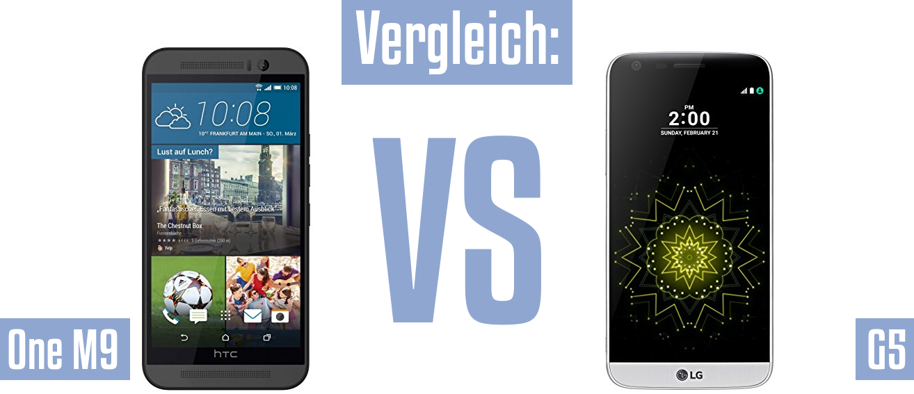 HTC One M9 und HTC One M9 im Vergleichstest