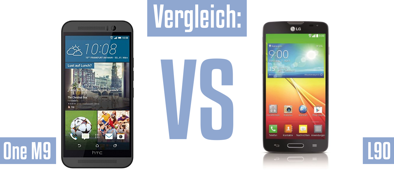 HTC One M9 und HTC One M9 im Vergleichstest