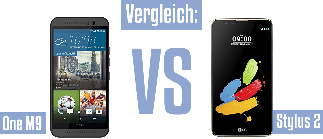 HTC One M9 und HTC One M9 im Vergleichstest