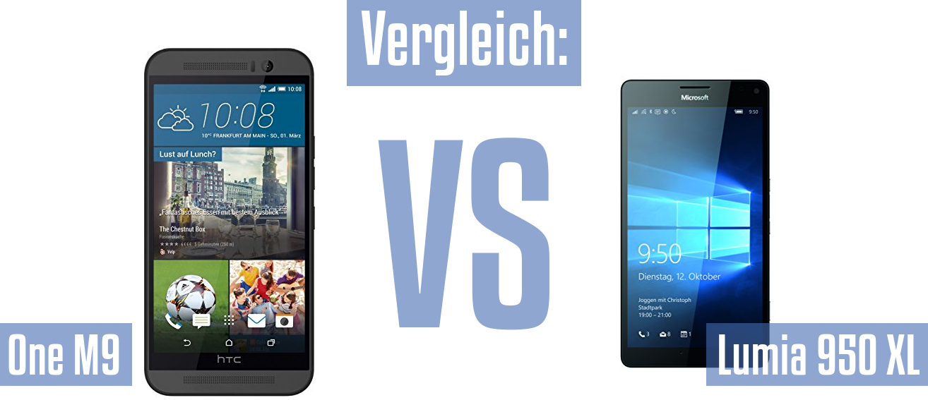 HTC One M9 und HTC One M9 im Vergleichstest